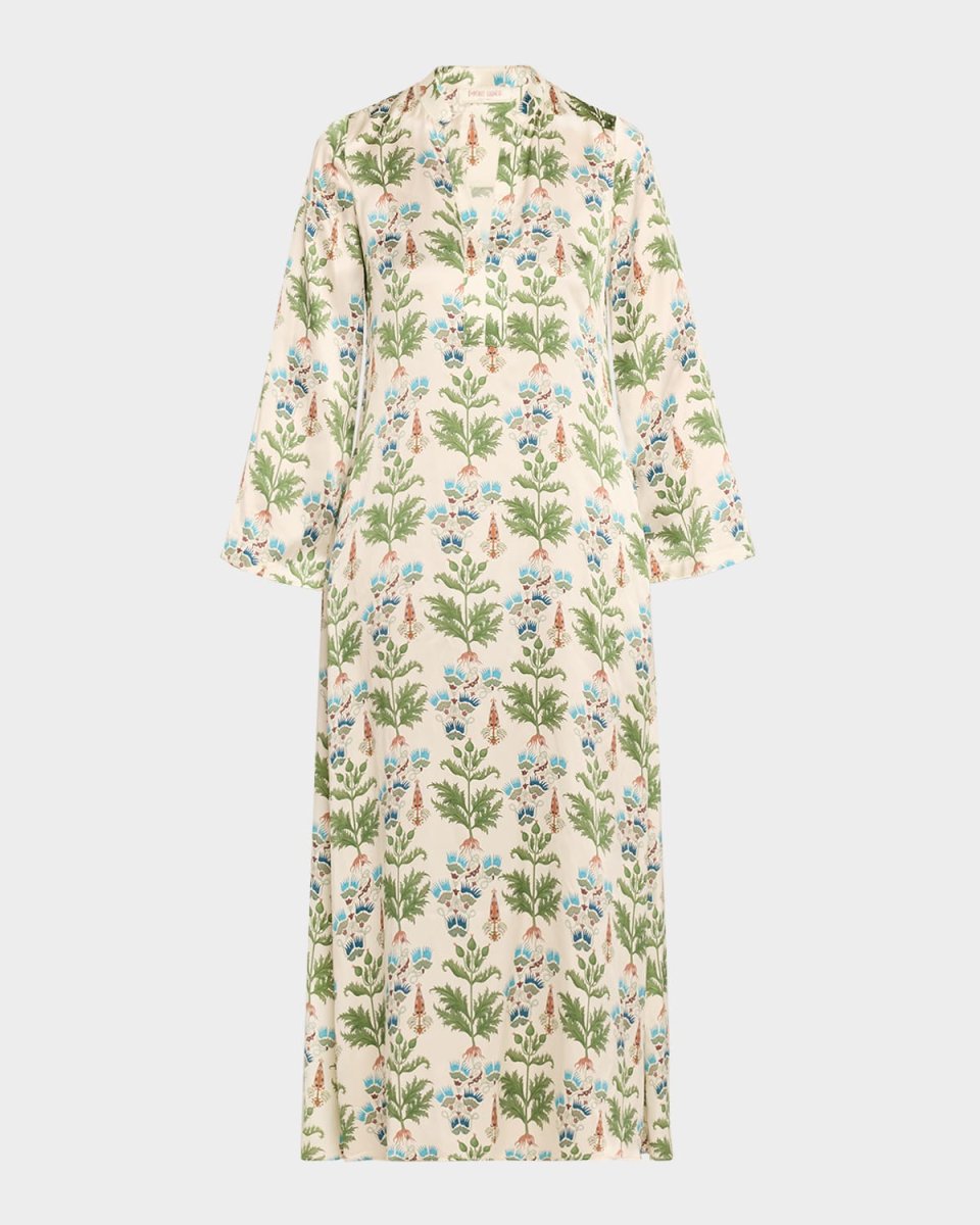 Jenna Persian Botanic Silk Dress